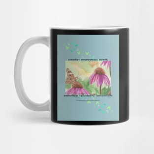 Painted Lady on Echinacea Mug